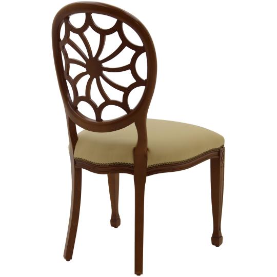 klasszikus forma karpitozott egyedi faragott olasz etterem butor elegans kemenyfa barszek butor barna luxus villa kenyelmes karpitos etterem nappali konyha.jpg